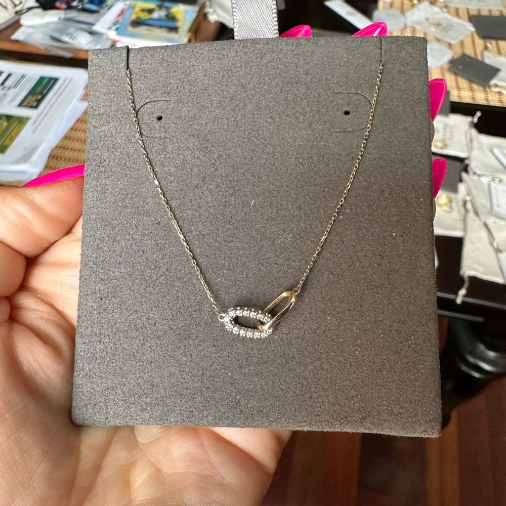 14k Kendra Scott Elisa interlocking necklace